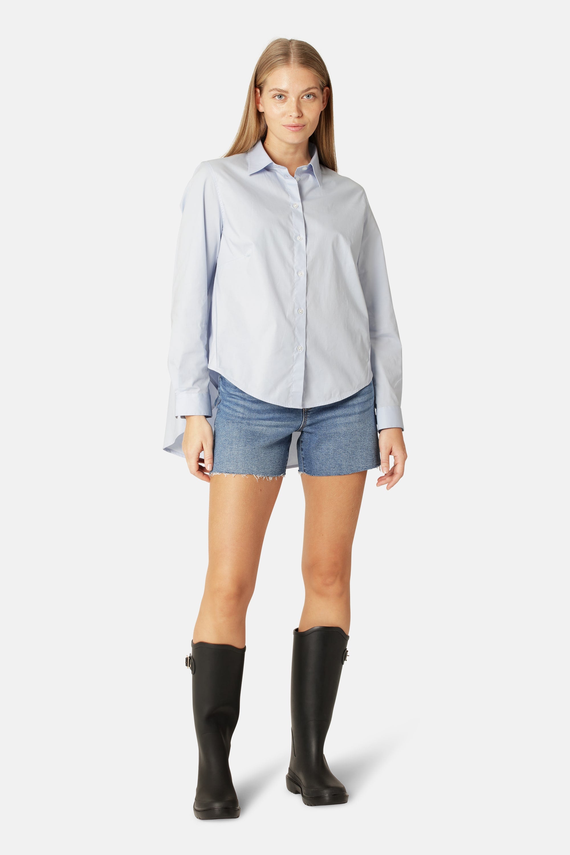 Hemd Mit Fließendem Rückenteil - Heather